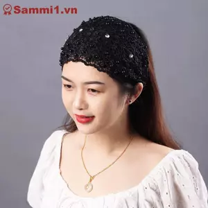 Băng đô thêu ren ZK dành cho nữ - Vành rộng - Thoáng khí - Phụ kiện VN