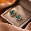 S925 Cổ Điển Phù Hợp Với Ánh Sáng Sang Trọng Bốn Lá Cỏ Ba Lá Nhiều Màu Sắc Zircon Bông Tai Thời Trang Sáng Tạo Thiết Kế Độc Đáo Bông Tai Hoa Nữ 2026-6-1