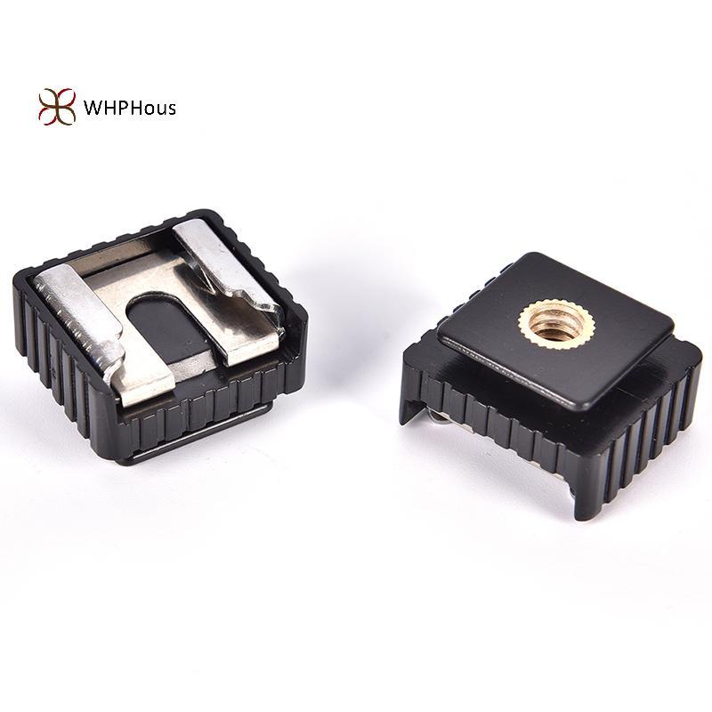 < WHPHous-t > Flash Cold Hot Shoe Braet Mount Adapter 1 / 4 "Vít cho Studio Speedight Tripod Đẹp