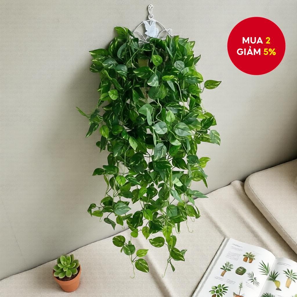  Trang trí tường cây giả dây leo xanh lá