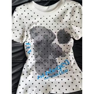 Polka Dot Puppy In Hình Bộ Đồ Ngủ Nữ Bộ Đồ Mùa Hè 2026 Ngọt Ngào Slim-fit Loungewear Có Thể Mặc Bên Ngoài 0606