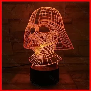 ST2 Chiến Tranh Giữa Các Vì Sao Master Yoda 3D Đèn Led Văn Phòng Tại Nhà Bàn Acrylic Đèn 7 Màu Pin USB Acrylic Ánh Sáng Quà Tặng Halloween T