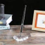 Phong Cách Mới Kim Loại Bi Bút Đựng Bút Dây Đeo Tình Yêu Acrylic Pha Lê Bút Giữ Văn Phòng Bút EHRL