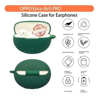 Ốp Lưng Silicon Cho OPPO Enco Air5 Pro Phụ Kiện Tai Nghe Chống Sốc Dành Cho OPPO Enco Air 5 Pro Tai Nghe Không Dây Ốp Lưng Tai Nghe Nhét Tai Giá Đỡ Bao Chống Bụi Tay