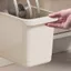 Hàng sẵn có Hộp đựng đồ nhà bếp đơn giản Đồ lặt vặt Chất liệu gia vị Giỏ xếp nếp Khung hoàn thiện Tủ nồi Tủ bồn rửa Kệ