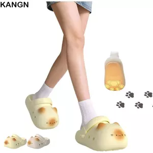 Dép Mèo KANGN, Chống Thấm Nước Mũi Kín Mèo Nhỏ Mules, Chống Trơn Trượt Đáy Mềm Dép Mèo Mèo Ngoài Trời Trong Nhà
