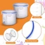 8 Bộ Nhựa Sơn Hộp Đựng Sơn Bảo Quản Kín Hơi Với Thép Không Gỉ Trộn Bóng Chạm Lên Cốc Để Sơn Lại Leftover