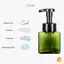 250 / 450ml Sữa rửa mặt Mousse Máy phân phối bọt Chai bơm nhựa Chai rỗng Mini có thể đổ lại cho mỹ phẩm làm sạch du lịch mới