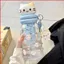 ST2 Dung Tích Lớn HELLO KITTY Ống Hút Cho Nữ & Học Sinh Chịu Nhiệt Di Động Thể Thao Cốc Nước TS2
