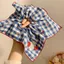 Khăn Vuông Pháp Ngọt Kẻ Sọc Scrunchy Tóc Cao Cấp Vuông Phụ Kiện Tóc Quá Khổ Đầu Dây Đuôi Ngựa Tóc Mũ Đội Đầu