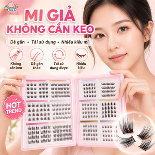 Mi giả tự dính – Không cần keo, dễ gắn tháo – 24 mẫu, có sẵn keo – Thân thiện da – Tái sử dụng nhiều lần – tiện lợi