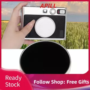 Apill Vỏ bảo vệ ống kính bằng hợp kim nhôm và nắp chống bụi cho máy ảnh có đệm xốp Mini EVO