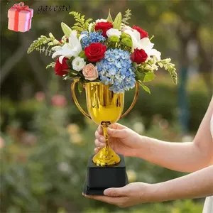 Bình hoa Cúp GAVESTO, Hộp đựng hoa sáng tạo nhẹ sáng tạo, Cửa hàng hoa Cung cấp trang trí phong cách Xô hoa đa năng Đóng gói