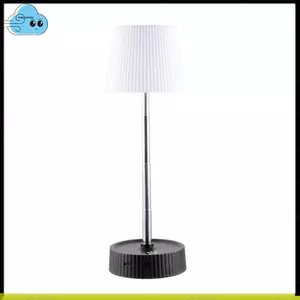 Đèn bàn năng lượng mặt trời mini sạc lại, đèn sàn/để bàn gấp gọn, chiếu sáng ngoài trời cho sân, ban công