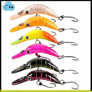 Vật Nhỏ Chìm Chậm Mồi Cá Mino Mồi 5.2cm / 2.6g Miệng Cong Nước Ngọt Dòng Mồi Câu Cá