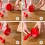 {AKIN} Máy phân phối bánh có nhãn đo Thiết kế bóp Dụng cụ làm bánh không rách cho bánh cupcake nhà bếp {a}