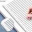 Bản mẫu thước lớn, Viết dòng thẳng Đồ dùng viết thư pháp stencil, Phong bì trong suốt bằng nhựa chất lượng cao Giải quyết stencil Bài tập về nhà