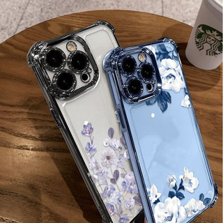 Ốp Lưng Cho Honor 600 PRO 400 400i MAGIC 7 LITE X6D X8D X7D X9D X8C X6C X9A X5B X5C Mạ Thời Trang Hoa Cúc Mềm Trong Suốt Chống Sốc