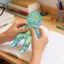 Búp bê Squishy lấp lánh trong suốt, Đồ chơi giảm căng thẳng cho bé dễ thương cho bàn làm việc và quà tặng văn phòng