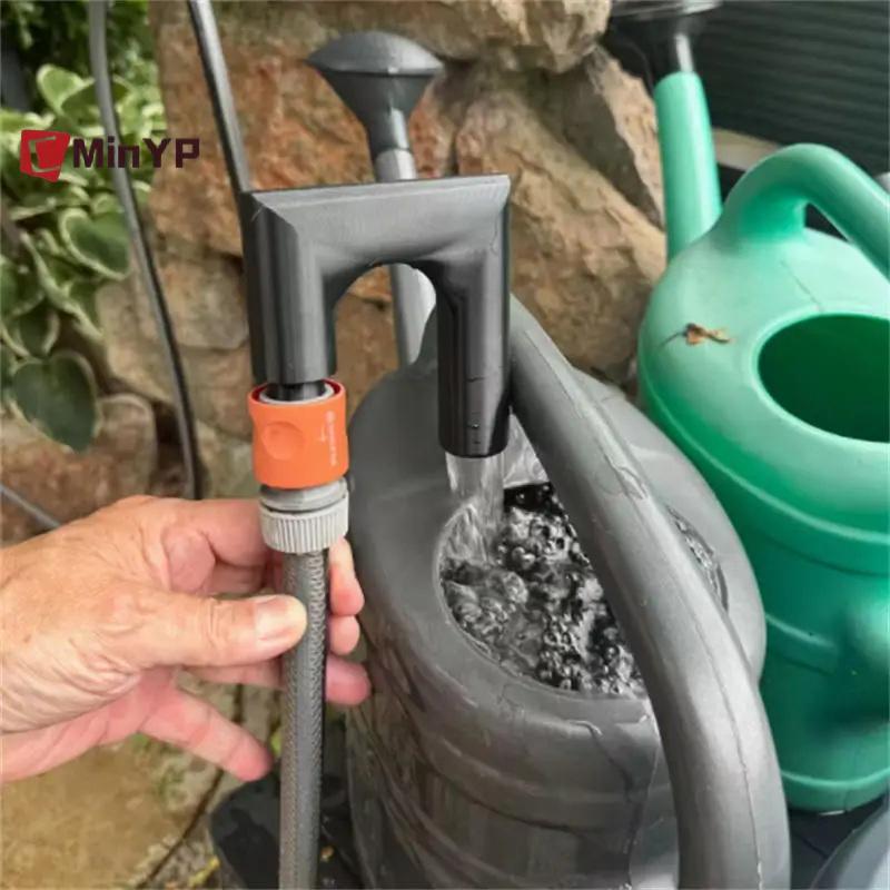 CMinYP Vườn Vòi Móc Hạng Nặng Dễ Dàng Bình Nước Đổ Đầy Tay Chống Trơn Trượt Bền Ngoài Trời Ống Giá Đỡ Cho Sân Tưới Vinh Quang