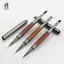 Bút keo dán móng tay hai đầu bằng gỗ đàn hương UV Gel Brush Nail Art Painting Extension Gel Nail Line Brush Dụng cụ làm móng tay Mới