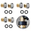 Top 2pack Đa Năng Sửa Chữa Ống Khớp Nối Chịu Thời Tiết Ống Mender Kẽm Đa Năng Hợp Kim Ống Lắp