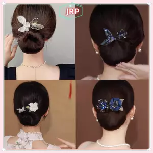 JRP Phong Cách Hàn Quốc Nữ Tóc Twister Pha Lê Uốn Tính Khí Tinh Tế Kẹp Tóc Uốn Tóc Kẹp Tóc Thanh Lịch Phụ Kiện Tóc JRP