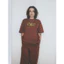 Nhà Bí Mật In Chữ 100% Cotton Cao Cấp Nam Nữ Cổ Tròn Áo Thun Tay Ngắn Burgundy Cotton Tay Ngắn 0612