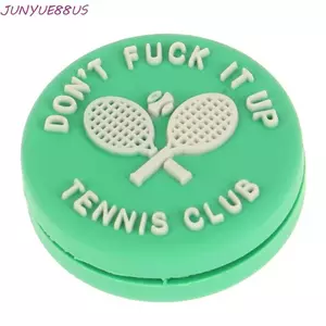 Bộ giảm chấn rung vợt JUNYUE88US, Bộ giảm xóc vợt tennis có thể tái sử dụng chống rung, Phụ kiện thể thao Bộ giảm chấn quần vợt đa năng sáng tạo đầy màu sắc Độc đáo
