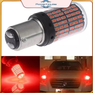 POWER 1Pc 1157 LED Red Canbus 3014 144-SMD Đèn phanh tín hiệu xe hơi Không có đèn Flash.