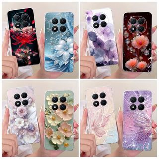 Dành Cho Xiaomi Redmi Note 15 Pro 5G 4G Vỏ Hoa Phong Cách Mới Mềm Mại Silicon TPU Ốp Lưng Cho Redmi Note 15 Pro Vỏ Điện Thoại Toàn Cầu
