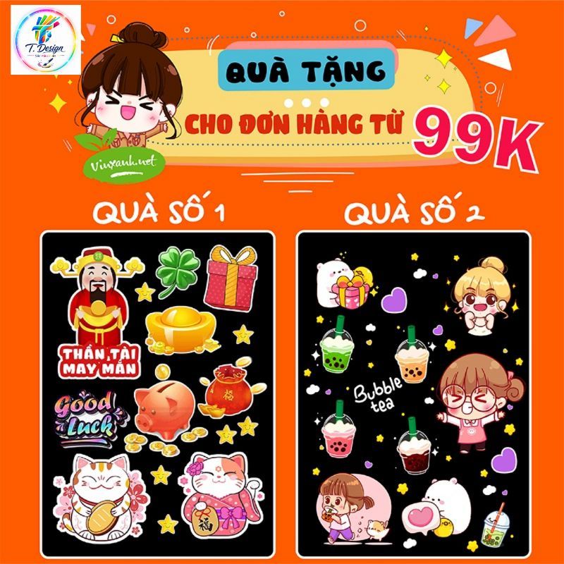 Decal MÌ TRỘN-MÌ XÀO-MÌ CAY trang trí quán nước,dán tường, tủ kính,cao cấp chống nước-mì trộn A4 cắt sẵn chỉ cần lột dán