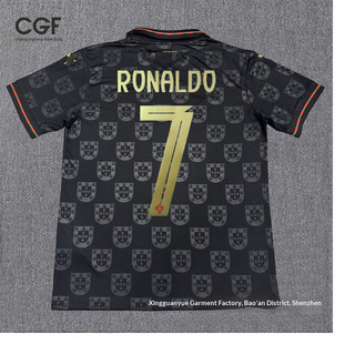 Áo bóng đá World Cup 2026 Ronaldo 7 Bồ Đào Nha Home Kit Áo bóng đá nam nữ