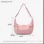 # HB # Túi đeo chéo thiết kế bánh bao Hàn Quốc Sleek dành cho nữ nhà thơ đôi và dây đeo có thể điều chỉnh để tiện lợi hàng ngày.