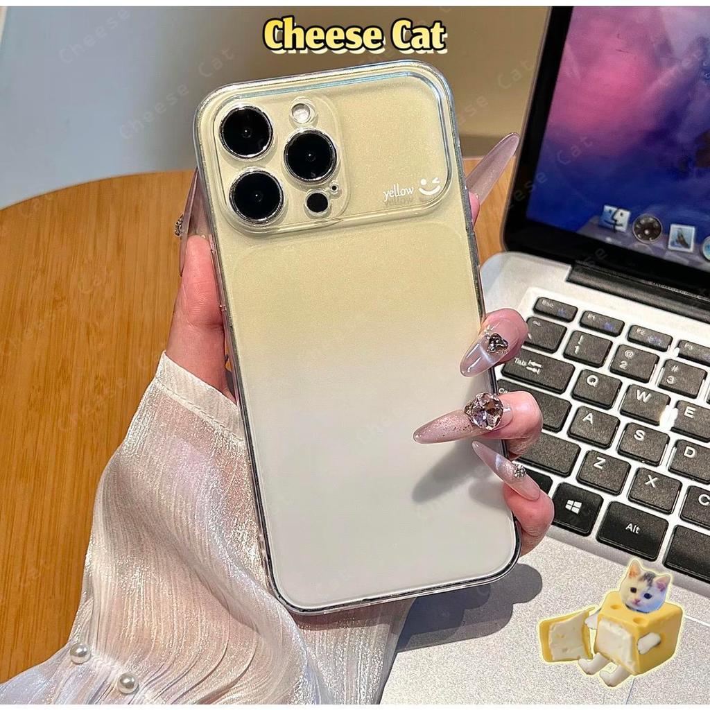 ins Ốp lưng iPhone Màu chuyển sắc cho iPhone 11 12 13 14 Pro 15 16 Plus 17 Pro Max Xs Max XR