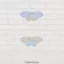 YHMSP3949 Nhiều Màu Sắc Organza Tự Dính Vải Miếng Dán Gạc Váy Quần Áo Lưới Muỗi Đa Năng Bướm Phong Cách Ren