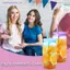 16oz Nơ Màu Hồng Cốc Nhựa Sữa Trong Suốt Cốc Cà Phê Có Ống Hút Du Lịch Ngoài Trời Ins Nước Uống Cốc Nước Nhà Bếp MỚI