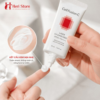 [FreeShip] Kem Chống Nắng Cell Fusion C Dịu Da Laser Sunscreen 100 SPF50+ PA +++ 35ml Heri Skin