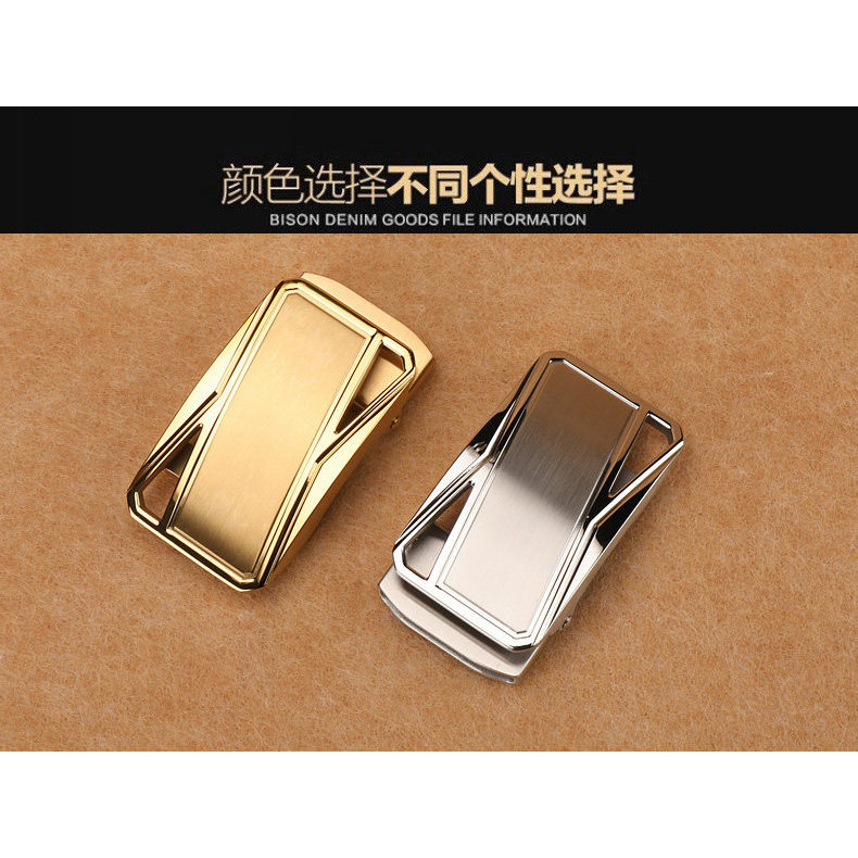 Khóa thép không gỉ 00516 / Thép nguyên chất / Nam / Chiều rộng bên trong 3,5cm / Không rỉ sét / Mặc bên ngoài / Khóa tự động / Thắt lưng Đầu thắt lưng Quần Đầu thắt lưng / Phong cách kinh doanh
