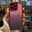 Ốp lưng điện thoại mặt cười gradient, chống rơi, phù hợp với iPhone 17 16 15 14 13 12 11 Pro Max Plus BFPFFH033