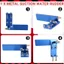 RC Thuyền Hợp Kim Nhôm 75 Mm Kim Loại Hút Nước Cho Điều Khiển Từ Xa Thuyền RC Xanh Dương