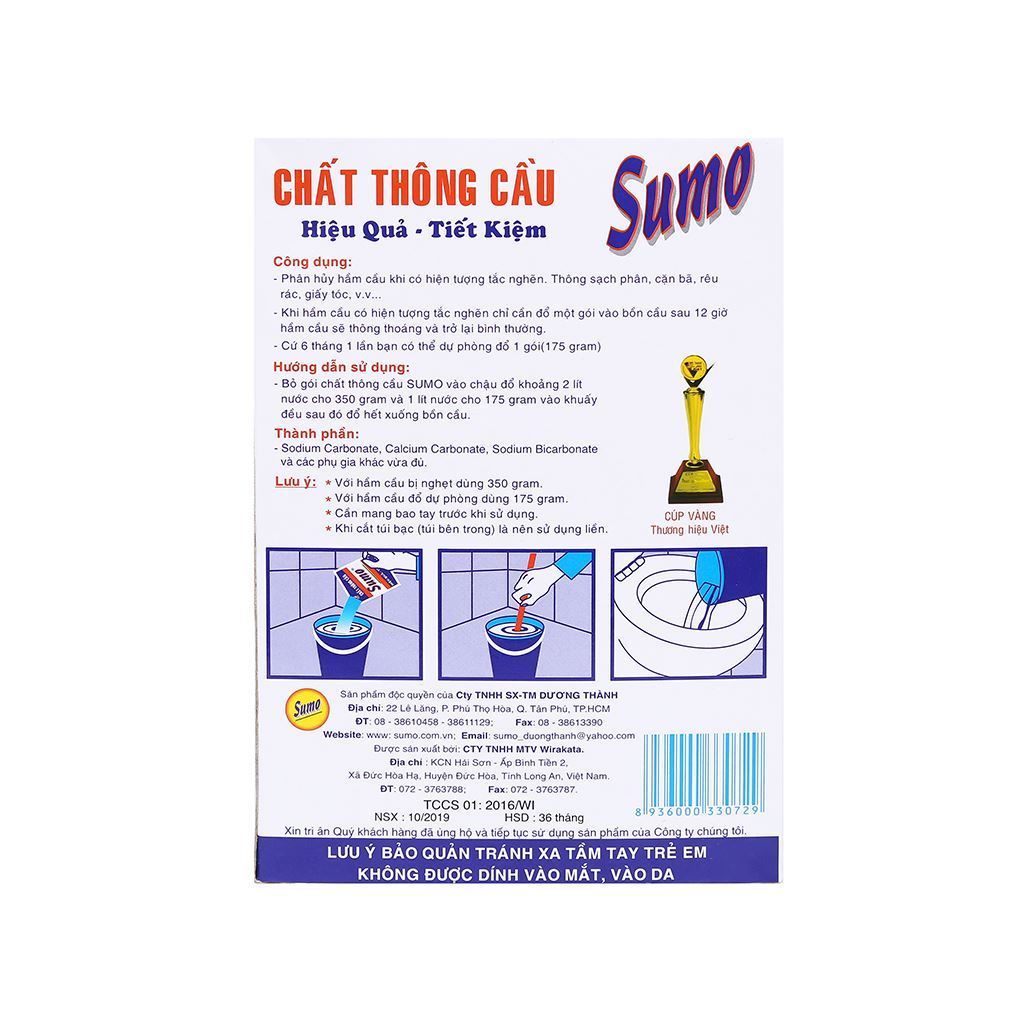 Chất thông cầu Sumo hộp 175g