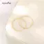 AqToCna 2 Chiếc Cổ Điển Đơn Giản Dainty Mịn Người Phụ Nữ Mỏng Nhẫn Chất Lượng Hàng Đầu Trang Sức Dành Cho Nữ Bé Gái Thời Trang Tiệc Cưới Trang Sức Quà Tặng AqToCna