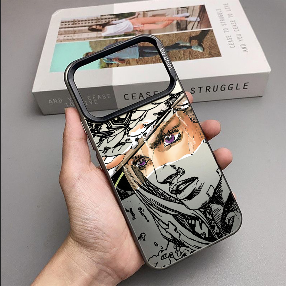 Dành cho Redmi Turbo 5 Max / Turbo 4 Pro / POCO X8 Pro X7 X6 F8 F7 “JOJO ” ”‌Ốp điện thoại viền mềm lưng cứng Gyro "/ Note 15 Pro Mi 15T 14T K90 Pro Redmi chống sốc