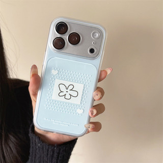 Wave Point Flower cho iphone17promax 16promax 15promax 15pro iphone15 14promax TPU mới chống bụi