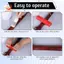 Bộ dụng cụ tạo hạt gỗ 11 chiếc, Dụng cụ vẽ tranh hạt gỗ 7 "Con lăn hạt gỗ giả để trang trí phòng tường