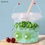 Buet nhựa rỗng không chứa BPA 150ML-1500ML có nắp Bình PP kín khí Hộp đựng trong suốt để bảo quản thực phẩm số lượng lớn VN