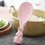 Muỗng cơm hình thỏ ba chiều chống dính làm từ rơm lúa mì