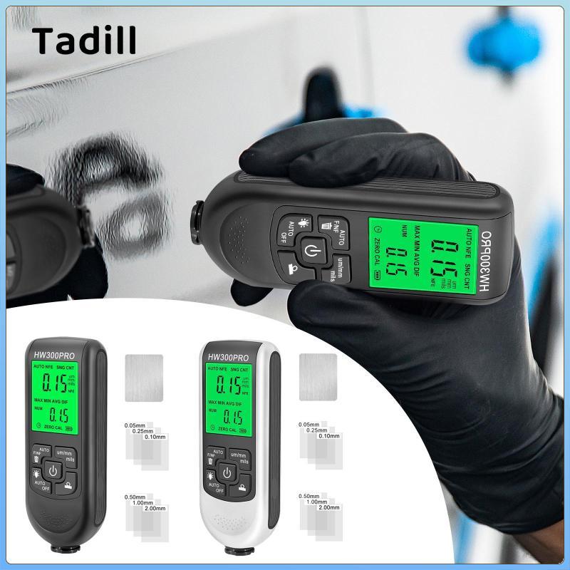 Máy đo độ dày sơn di động 0 ~ 2000Um Độ phân giải 1M Máy kiểm tra độ chính xác cao cho ô tô