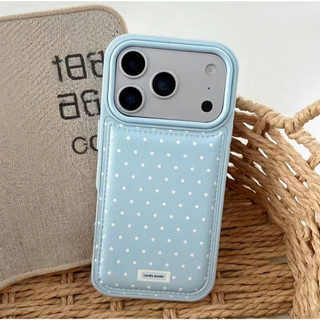 Ốp Lưng iPhone Da Mềm Viền Chỉ Lovely Power Chống Sốc, Bảo Vệ Camera Cao Cấp - iP X/XS/11/12/13/14/15/16/17/Plus/Pro/Max